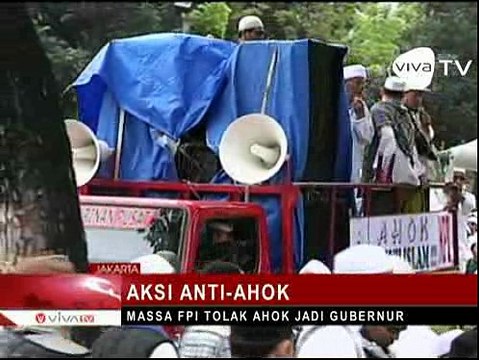 Habib Rizieq Pimpin Demo FPI, Ahok Surati Menkumham Bubarkan FPI