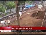 4 Pekerja Tertimpa Tebing Beton, 2 Tewas