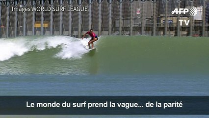 Surf: égalité hommes-femmes des primes sur le circuit mondial