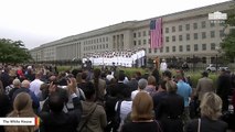 Mike Pence Speaks During September 11th Observance Ceremony At Pentagon