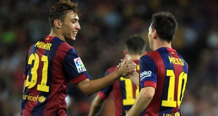 Barcelona'nın Yıldızı Munir El Haddadi, Polisle Karşı Karşıya Geldi