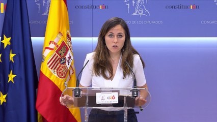 Belarra pide que el Gobierno rectifique en la venta de bombas