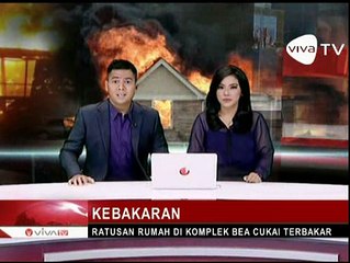 Ratusan Rumah Warga Terbakar, Bocah 7 Tahun Menjadi Korban