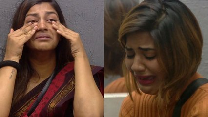 பொய்யாக அழுது செய்த தப்பை மறைக்க பார்க்கும்  யாஷிகா , ஐஸ்வர்யா