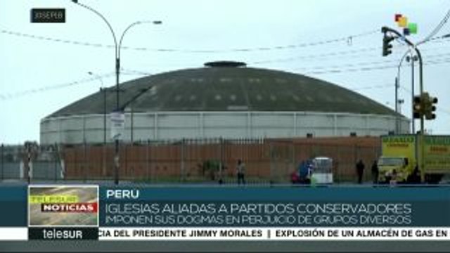 Perú: iglesia evangélica toma explanada del estadio de Alianza Lima