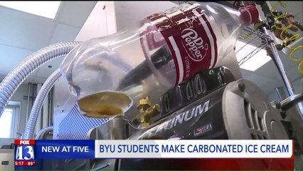 College Students Create Carbonated Ice Cream