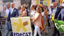 El independentismo convierte la Diada en un día de homenajes para los políticos encarcelados