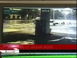 Mobil Tabrak Tembok, Pengemudi Tak Sadarkan Diri