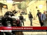 Warga Bentrok Dengan Polisi di Komplek Masjid Al Aqsa, Satu Warga Terluka