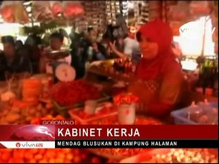 Menteri Perdagangan Blusukan di Pasar Liluwo