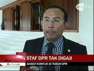 Akibat Konflik di Tubuh DPR, Staff DPR Tak Digaji