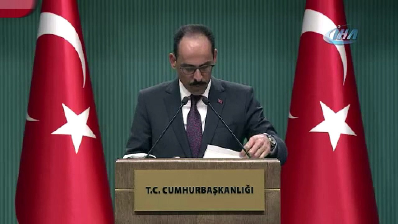 İbrahim Kalın’dan önemli açıklamalar