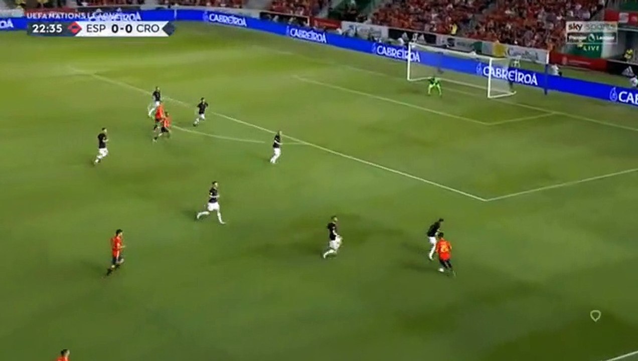 Saul Goal - Spain 1-0 Croatia 11/09/2018