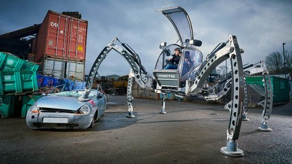 Este es el robot más grande del mundo que se puede montar