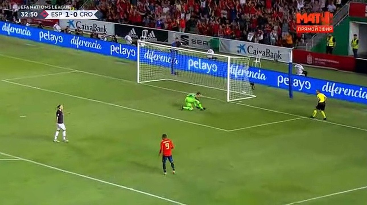 Marco Asensio Goal - Spain 2-0 Croatia 11/09/2018