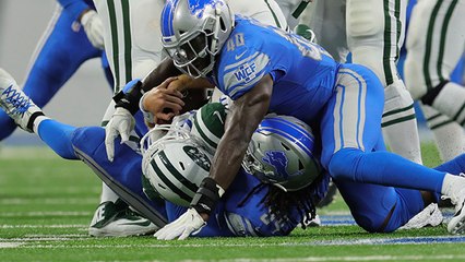 Ziggy Ansah overpowers two linemen to sack Sam Darnold