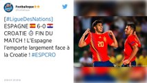 Ligue des Nations : l’Espagne humilie la Croatie 6 à 0