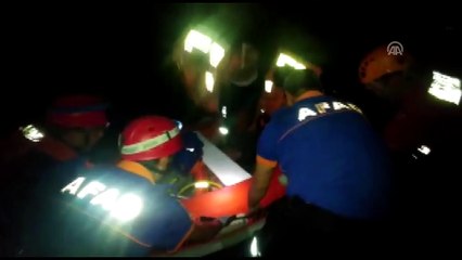 Barajda mahsur kalan 72 yaşındaki kişi kurtarıldı - BURSA