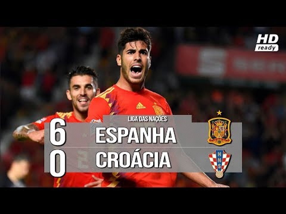 ESP 6 x 0 CRO -  Melhores Momentos e Gols (HD COMPLETO) 11/09/2018