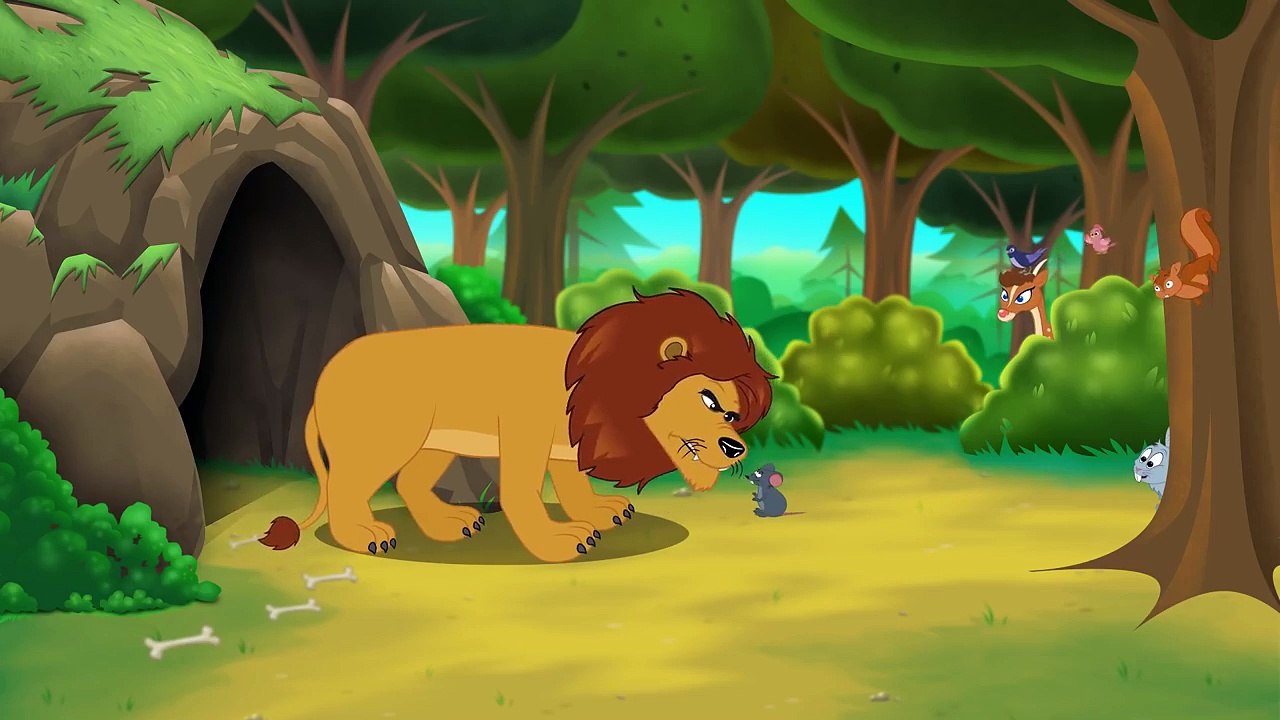 The Lion and the Mouse I Tale in Hindi I बच्चों की नयी हिंदी कहानियाँ I