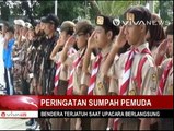 Tali Bendera Putus Saat Upacara Sumpah Pemuda di Balai Kota Bogor