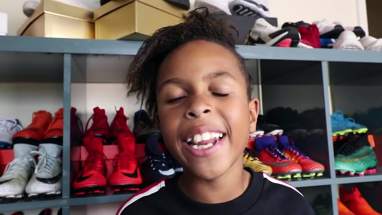 Cristiano Ronaldo Jr vs Tekkerz kid *Freekicks Skills Goals