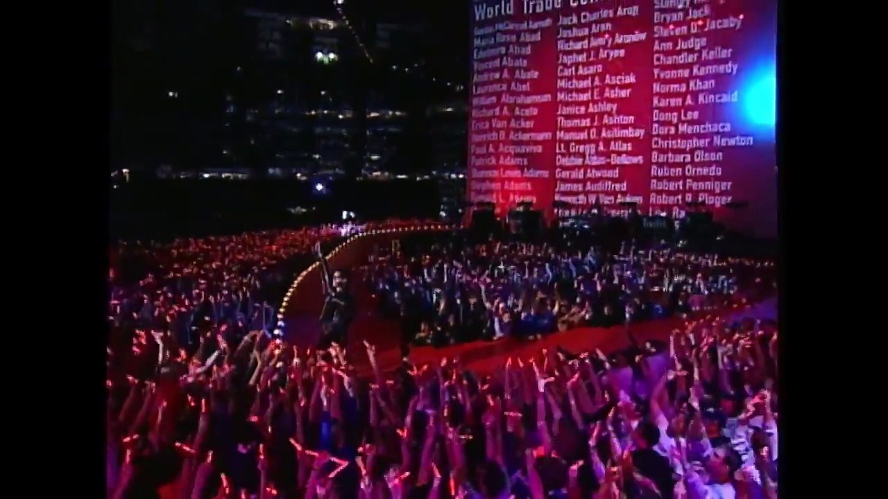 U2 - Where the Streets Have no Name - Superbowl Halftime 2002