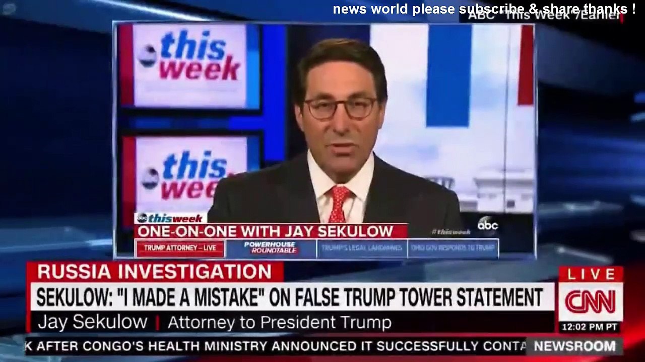 BREAKING NEWS TRUMP DEFENDS SON'S MEETING WITH RUSSIANS AS TOTALLY LEGAL. CNN