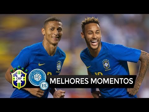 Brasil 5 x 0 El Salvador - Melhores Momentos e Gols (HD COMPLETO) Amistoso Internacional 11/09/2018