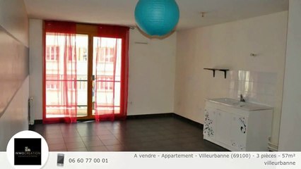 A vendre - Appartement - Villeurbanne (69100) - 3 pièces - 57m²