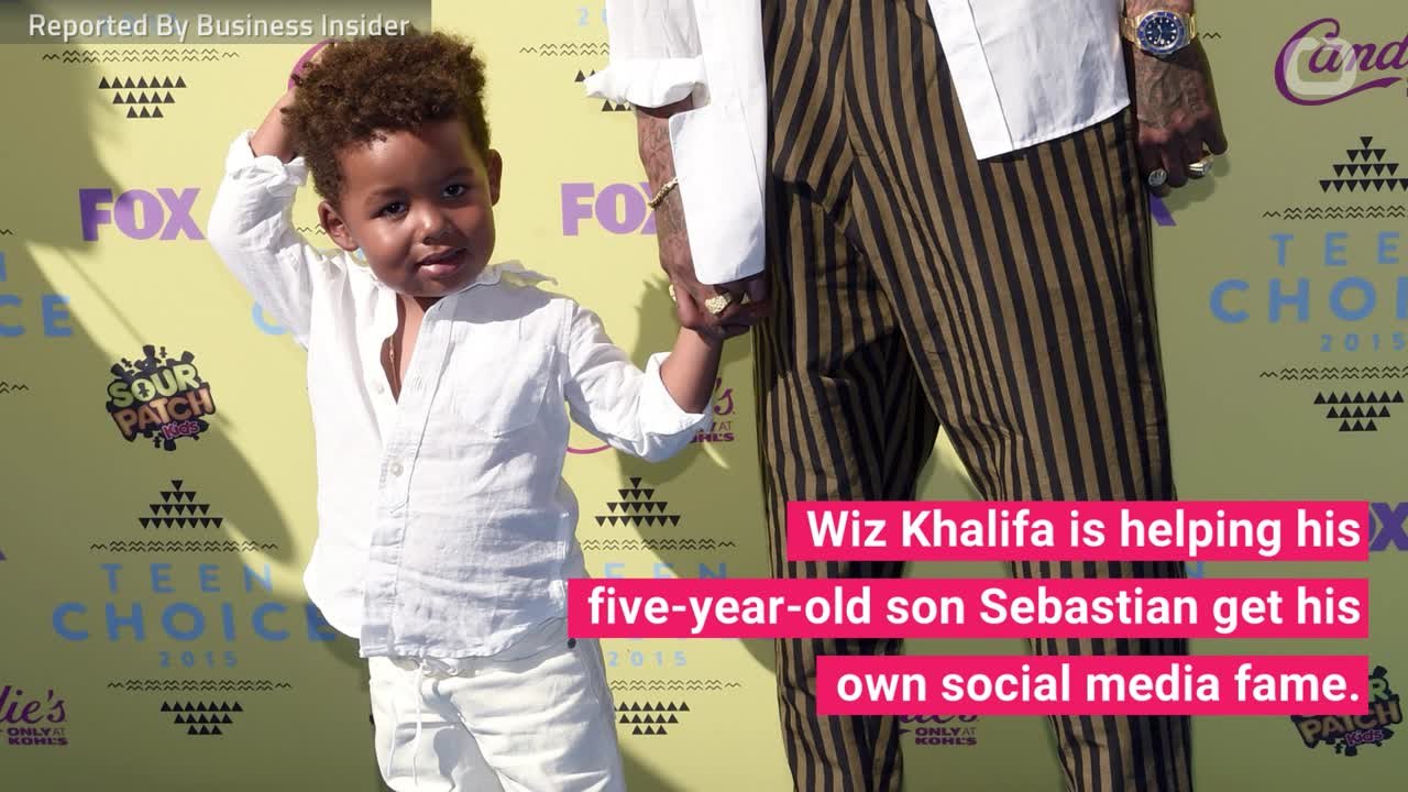 Wiz Khalifa Helps Son Create YouTube Channel