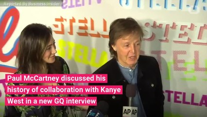 Paul McCartney Says Some People Think Kanye West Discovered Him