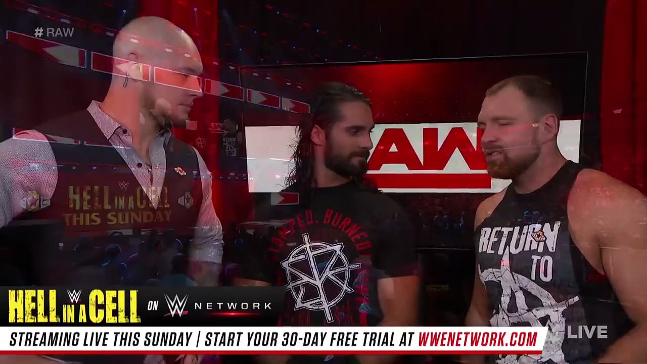 Dean Ambrose & Seth Rollins consider pressing charges against Baron Corbin: Raw, Sept. 10, 2018