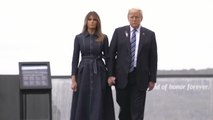 President Trump And First Lady Melania At Flight 93 Memorial
