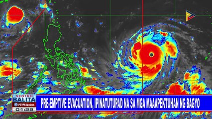 Pre-emptive evacuation, ipinatutupad na sa mga maaapektuhan ng bagyo
