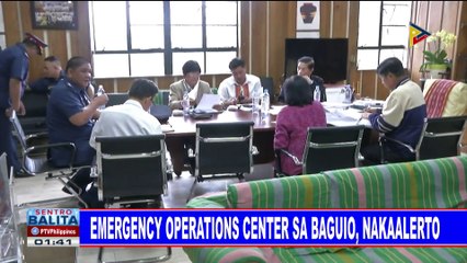 Emergency operations center sa Baguio, nakaalerto