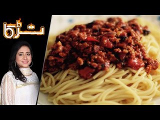 Qeema Spaghetti Recipe by Chef Rida Aftab 9 April 2018
