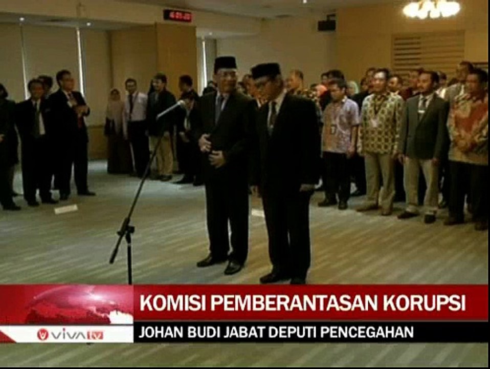 KPK Lantik Johan Budi Menjadi Deputi Pencegahan