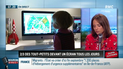 Dupin Quotidien : Alerte à la trop grande consommation d'écrans par les tout-petits - 12/09