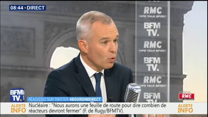 Nouveaux EPR en France: "La décision n'est pas du tout prise d'aller dans cette voie", dit François de Rugy