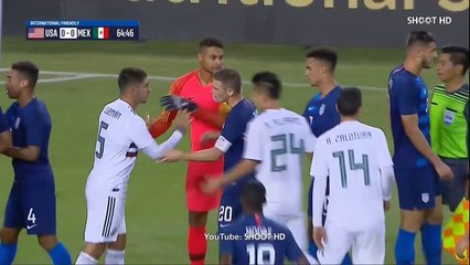 PLAYERS FIGHT - Matt Miazga vs Diego Lainez | USA vs Mexico 1-0 12/9/2018