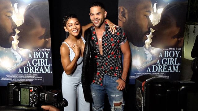 Dijon Talton and Meagan Good “A Boy. A Girl. A Dream” LA Premiere Red Carpet