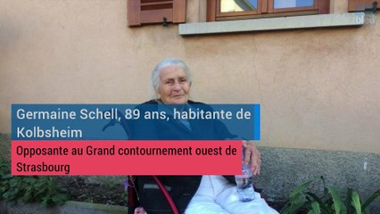 Germaine, 89 ans, militante anti-GCO