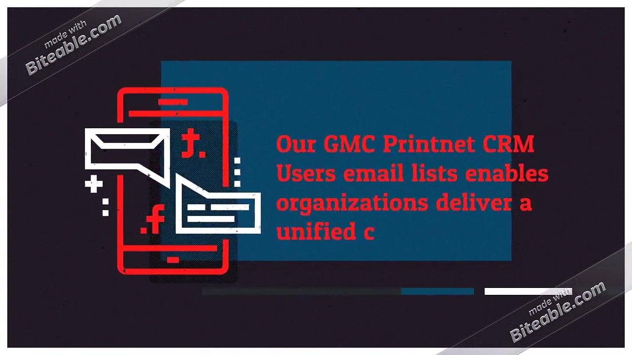 GMC Printnet CRM Technology Users Email Database Providers