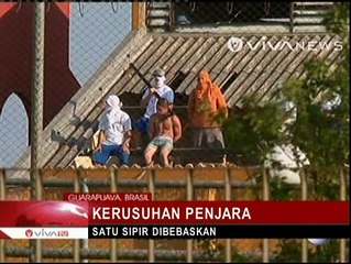 Puluhan Napi Sandera dan Aniaya 12 Sipir Penjara