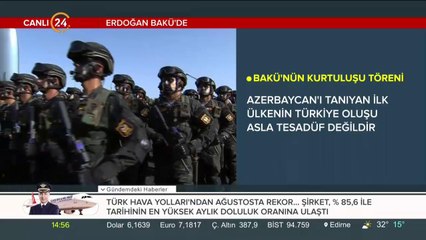 Bakü'nün kurtuluşu töreni
