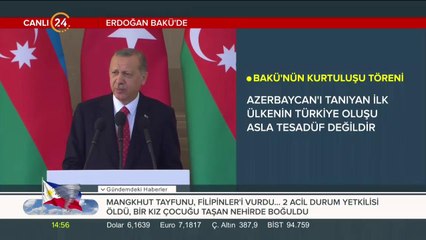 Bakü'nün kurtuluşu töreni