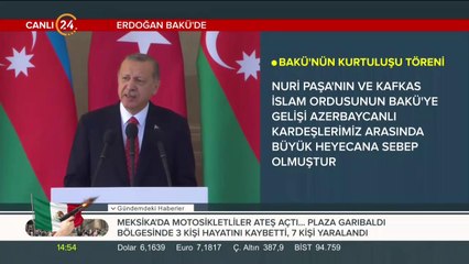 Bakü'nün kurtuluşu töreni