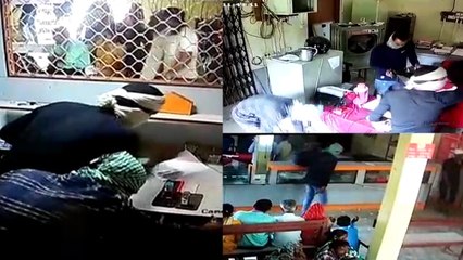 CCTV Footage आई सामने, लाइव देखिए बैंक लूट को अंजाम देते बदमाशों को