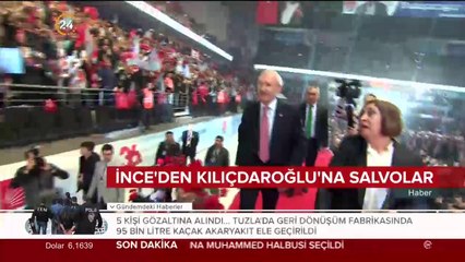 İnce'den Kılıçdaroğlu'na salvolar